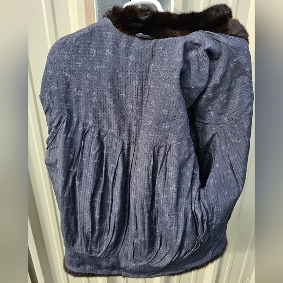 GLAMOROUS AUTHENTIC MAHAGONY MINK FUR COAT/JACKET SIZES XLARGE-1XL - Picture 4 of 9